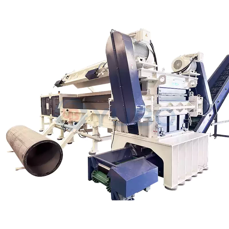HDPE, PVC Bigger Dia. Pipes Shredder