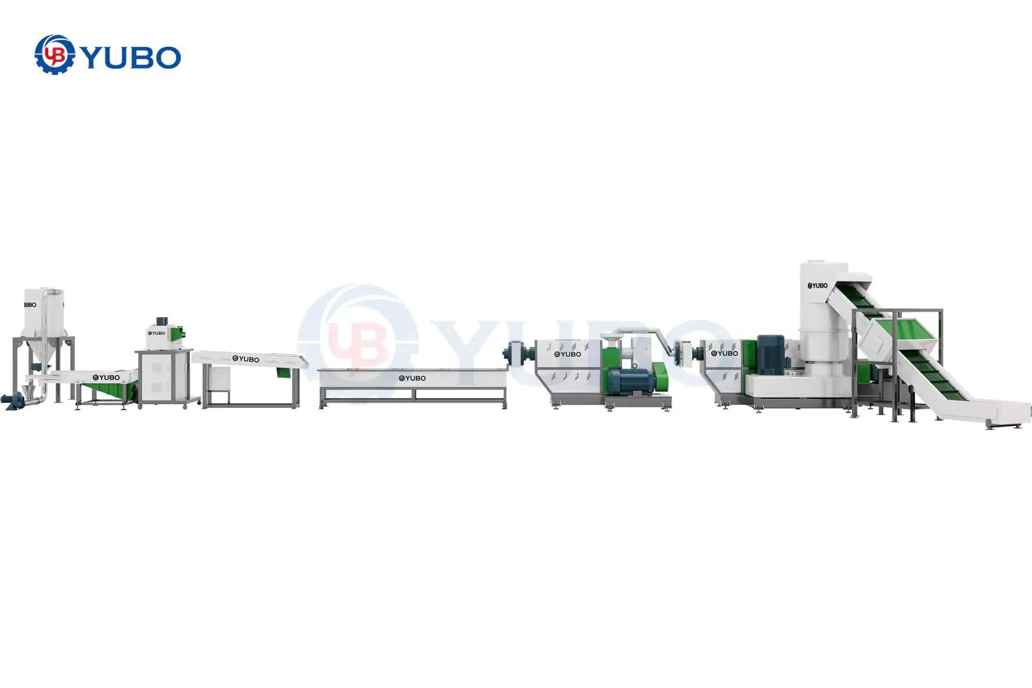 PE/PP SOFT MATERIAL AGGLOMERATOR & PELLETIZING LINE (SPAGHETTI)