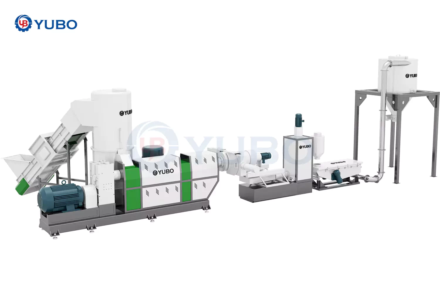 PE/PP SOFT MATERIAL AGGLOMERATOR & PELLETIZING LINE