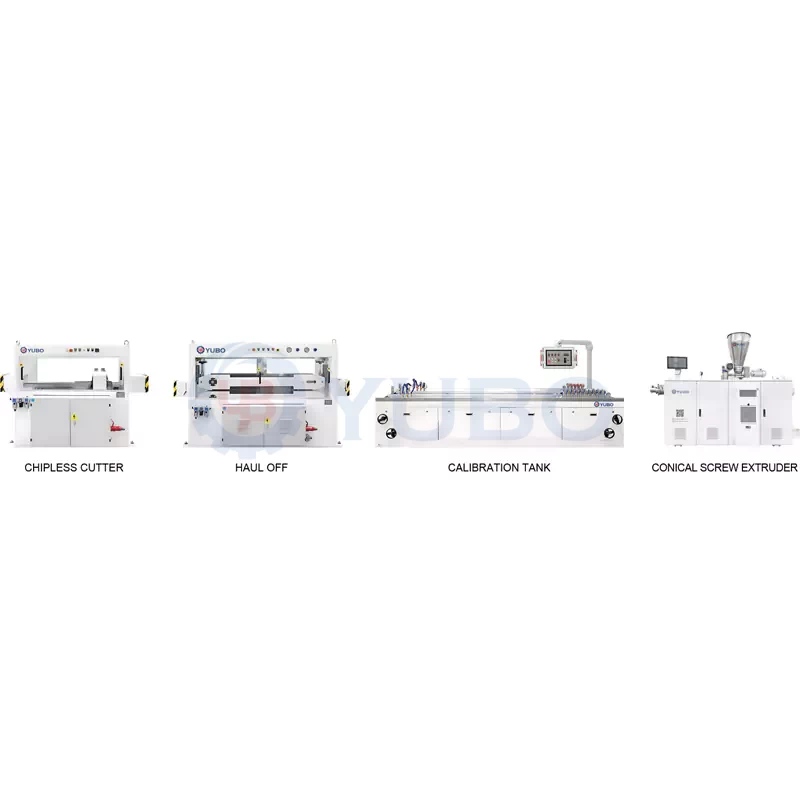 PVC WOOD/PE WOOD/PVC PROFILE EXTRUION LINE